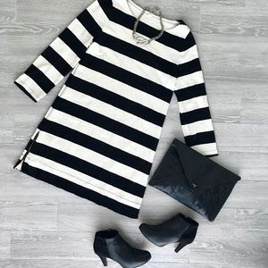 J.crew striped sheath dress  Medium